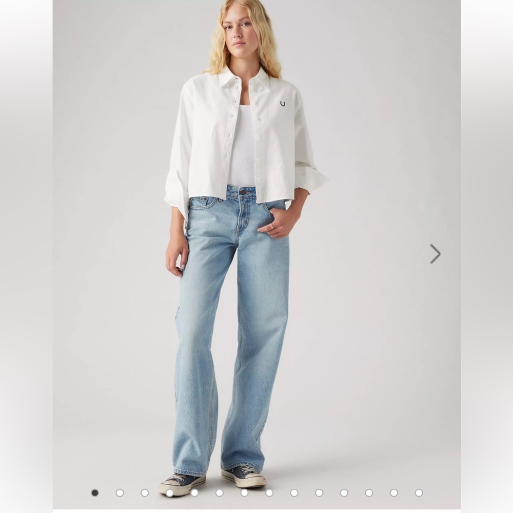 Levi's Light Blue Flare & Wide Leg Jeans